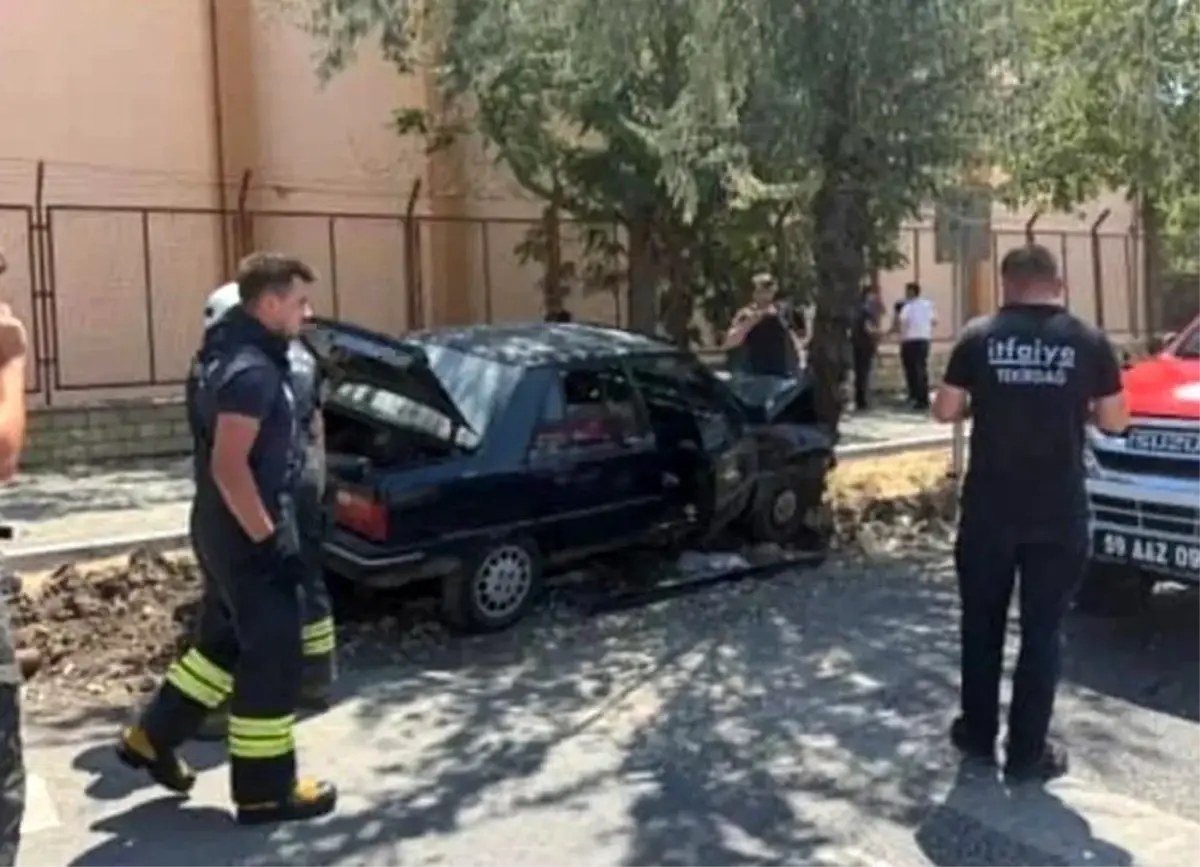 Tekirdağ’da Trafik Kazası: 1 Yaralı