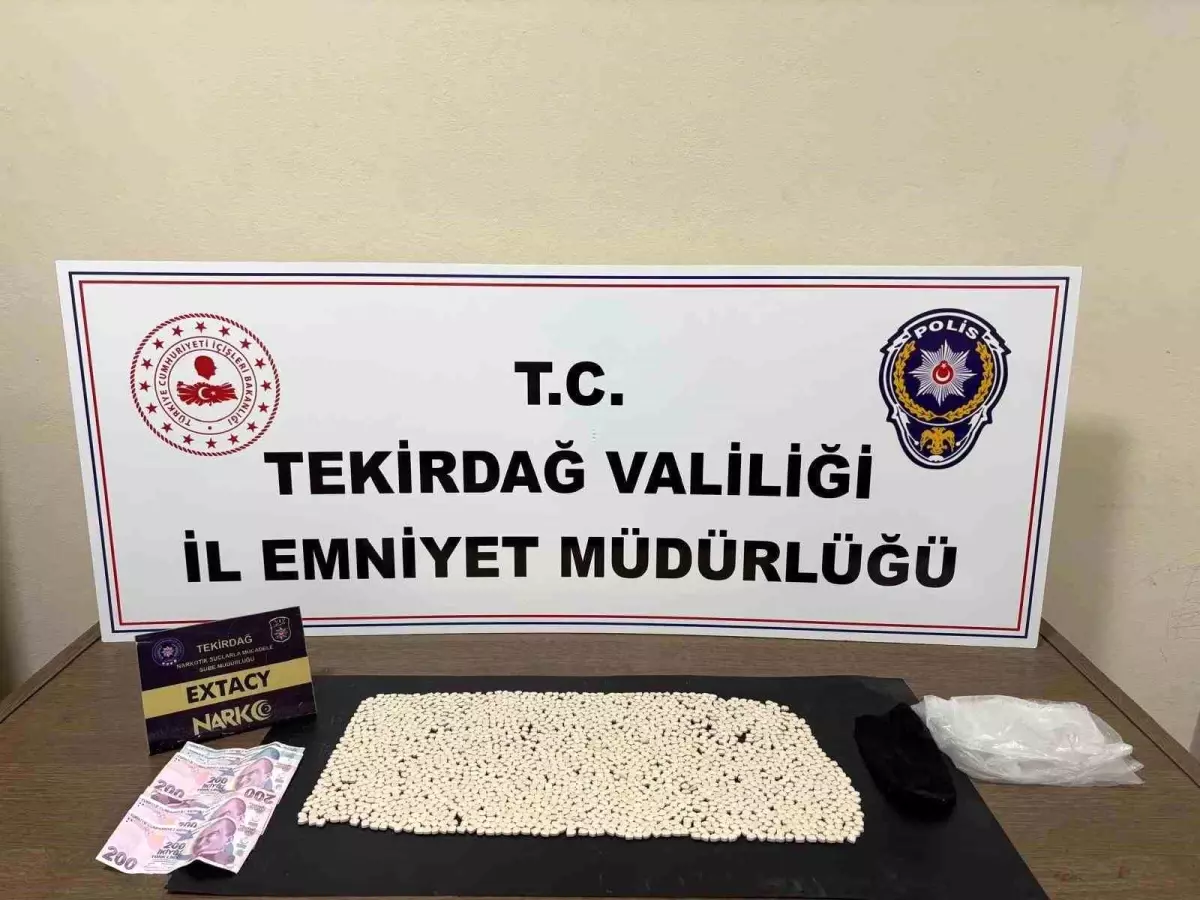 Tekirdağ'da Uyuşturucu Operasyonu: 3 Şüpheli Gözaltında