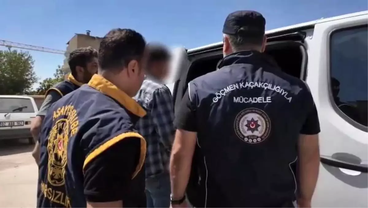 Adıyaman'da Düzensiz Göçle Mücadele Uygulaması Gerçekleştirildi
