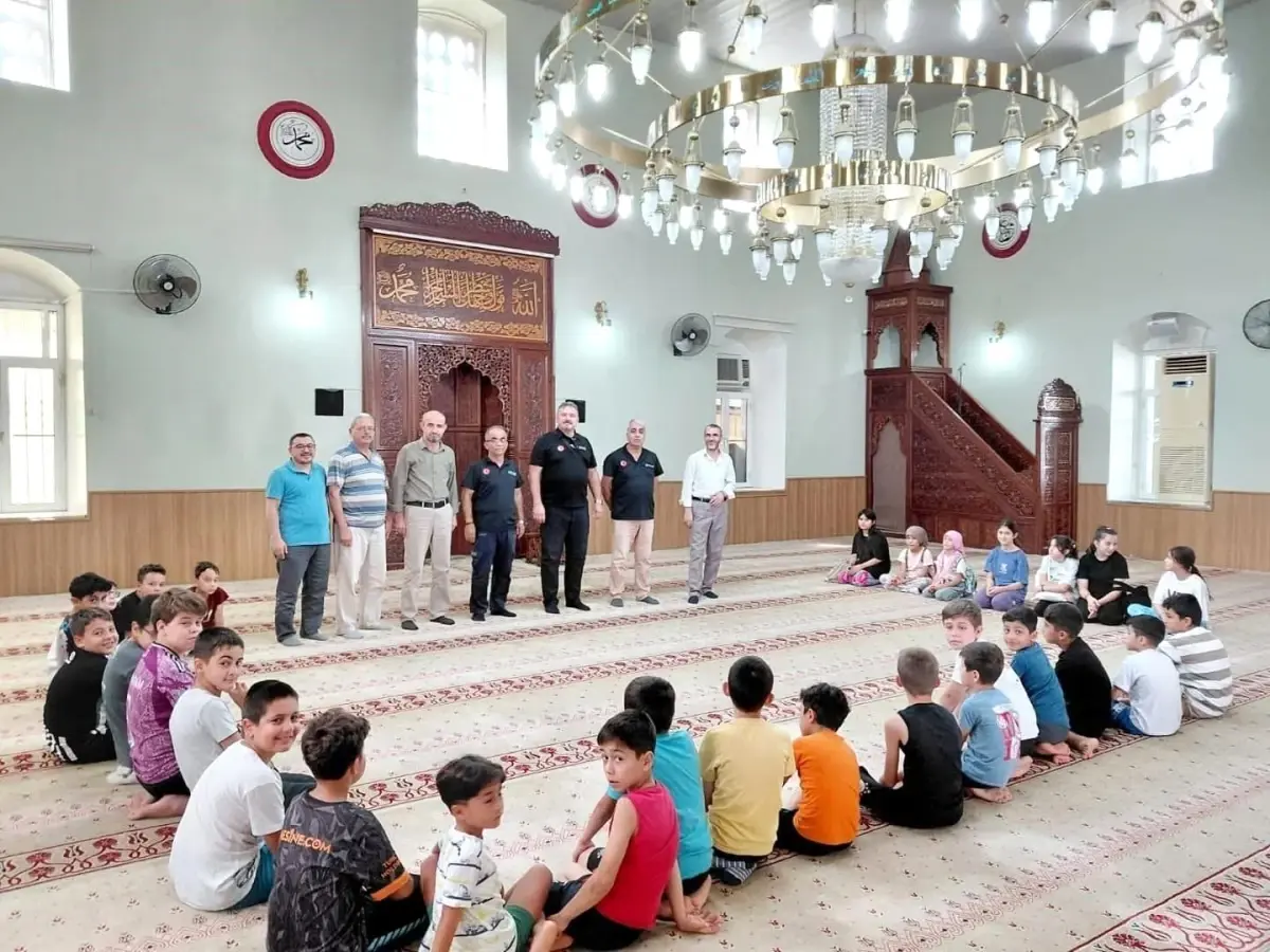 İncirliova'da Kur'an Kursu Öğrencilerine Afet Farkındalık Eğitimi Verildi