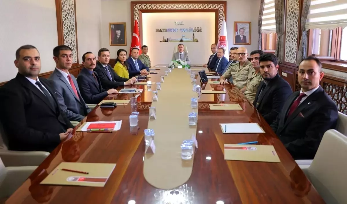 Bayburt'ta Güvenlik Koordinasyon Toplantısı Yapıldı