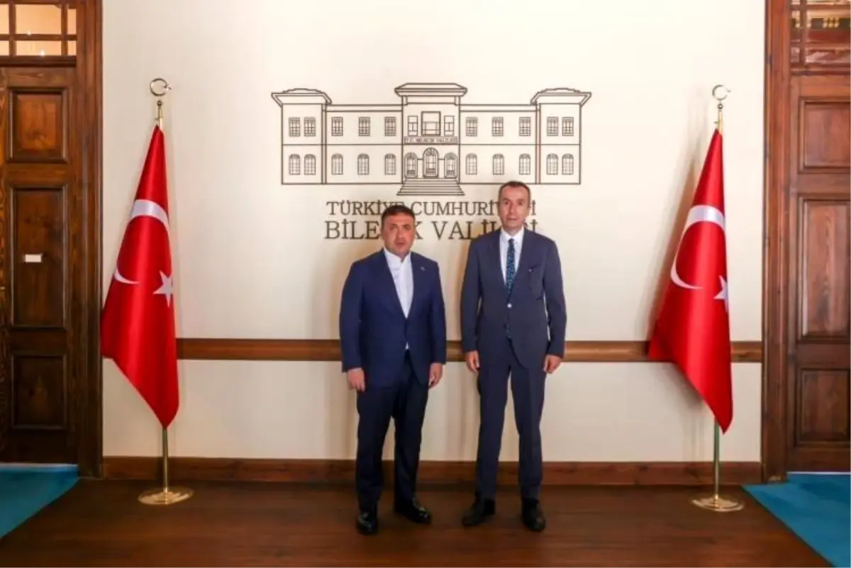 Bilecik Valisi Sözer, Yeni Tarım İl Müdürü Ayvalık'ı Kabul Etti