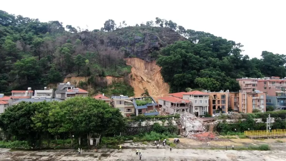 Guangzhou'da Yağmur Sebebiyle Heyelan: 7 Kayıp