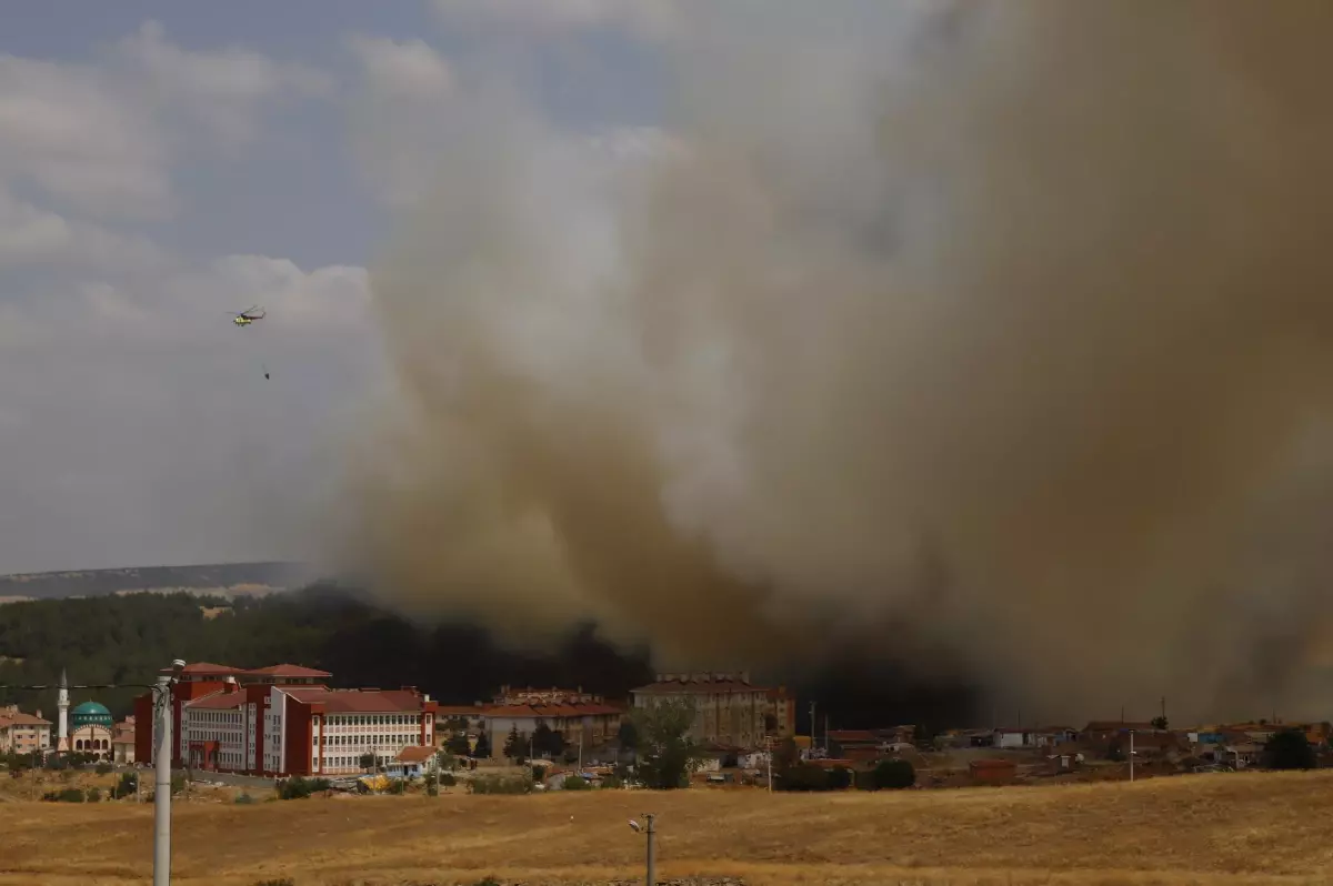 Edirne Keşan'da Yangın Kontrol Altına Alındı