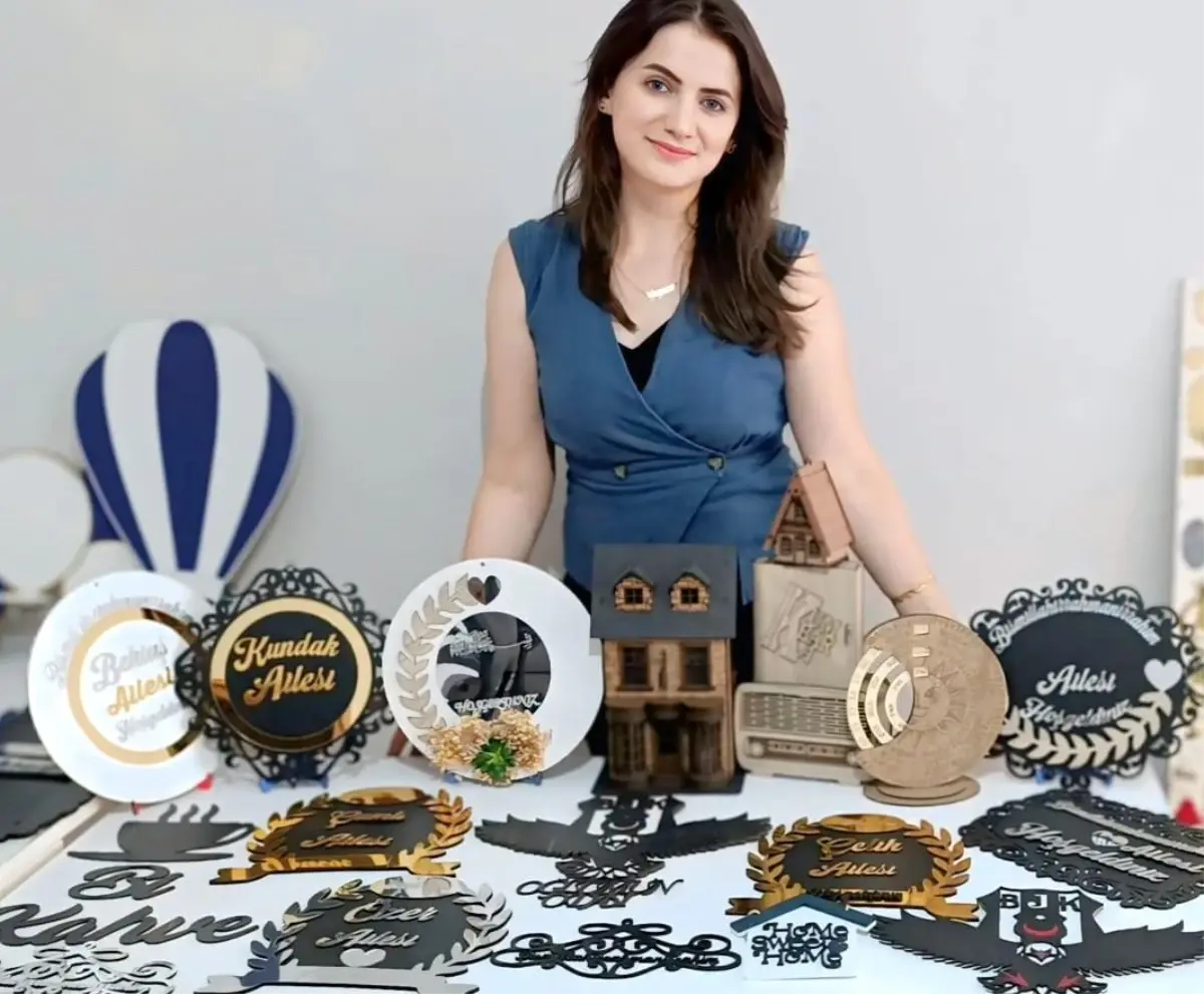 Fahriye Yel, Atölyesi ile Ev Ekonomisine Katkı Sağlıyor