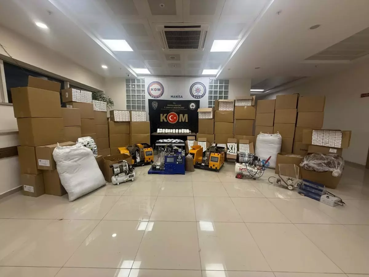 Manisa'da Kaçak Tütün Operasyonu: 402,5 Kilo Tütün Ele Geçirildi