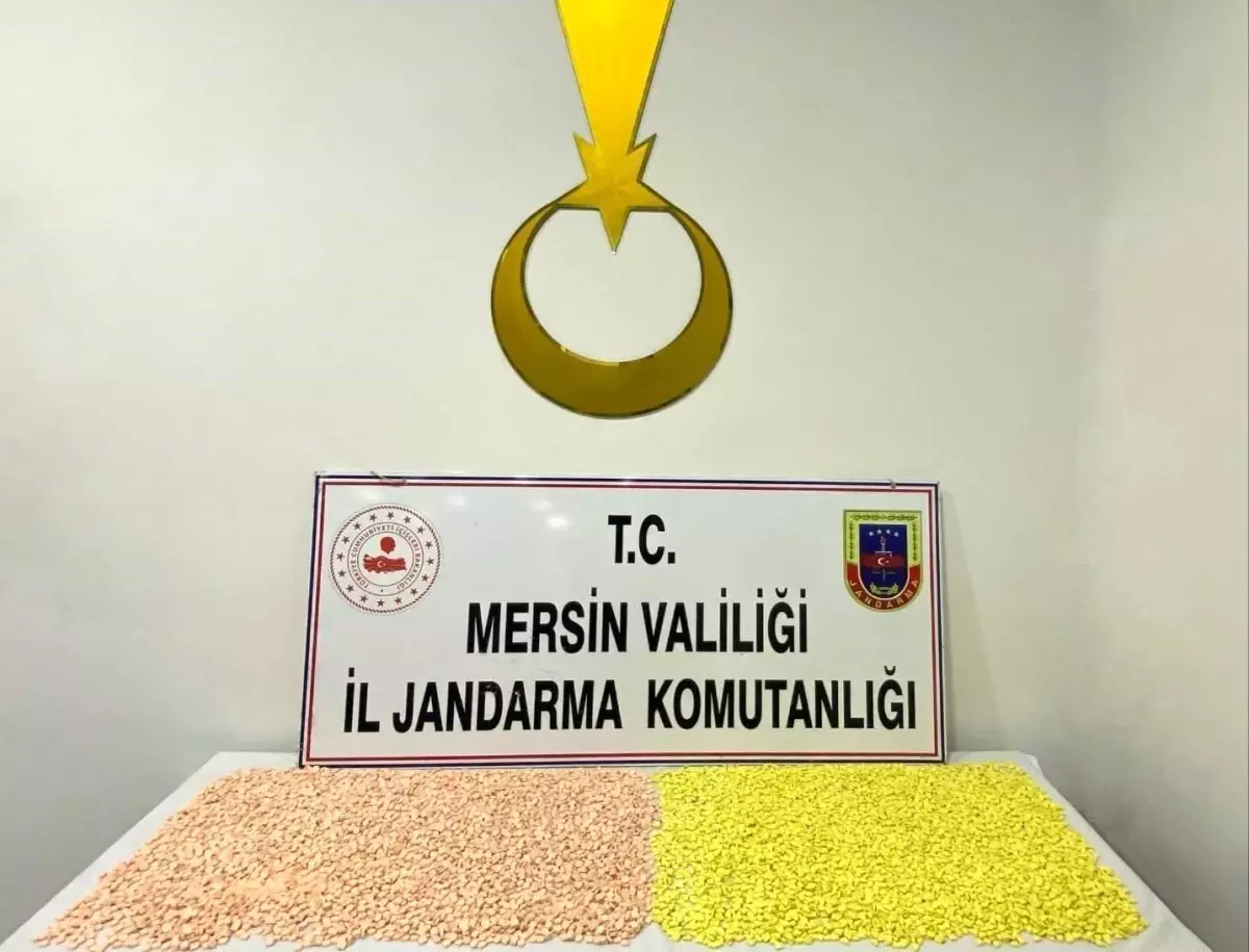 Mersin'de 18 Bin 400 Uyuşturucu Hap Ele Geçirildi