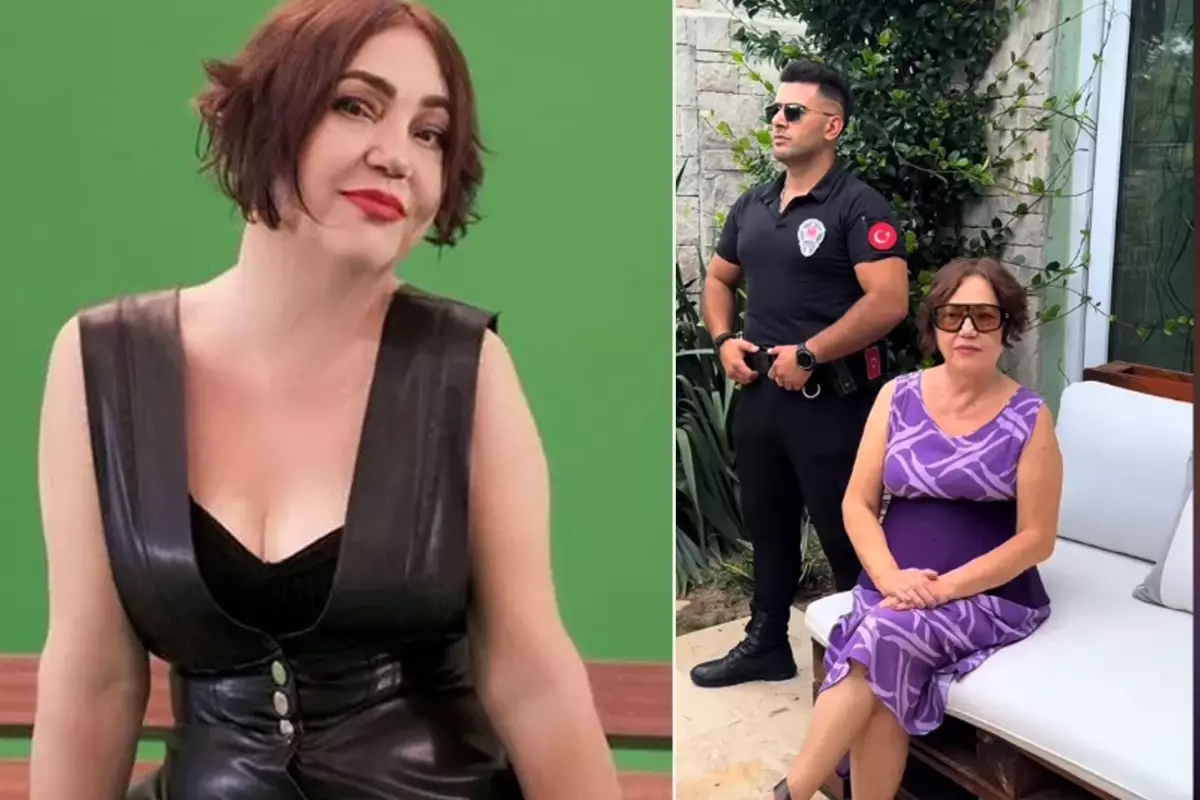 Nazan Öncel 'Yakışıklı güvenlik' ile video çekti, tepkiler gecikmedi