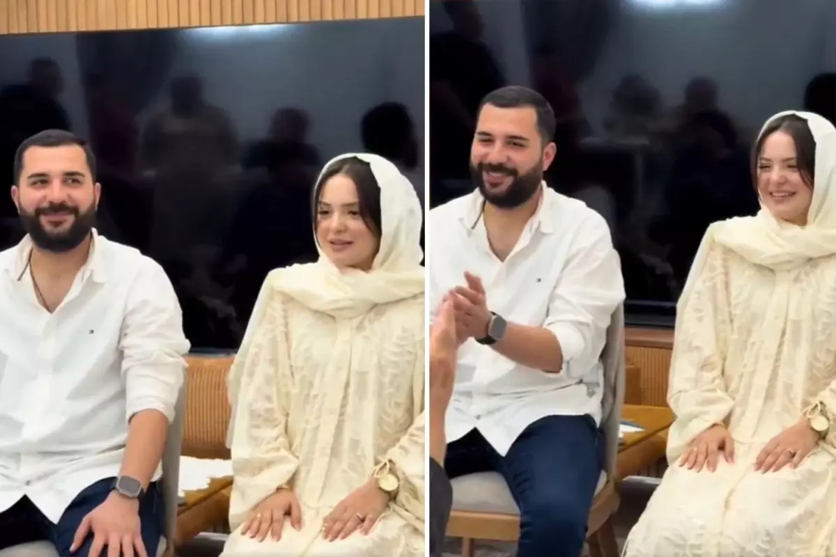 Nikah esnasında mehir talebini duyan imam, gelini tebrik etti