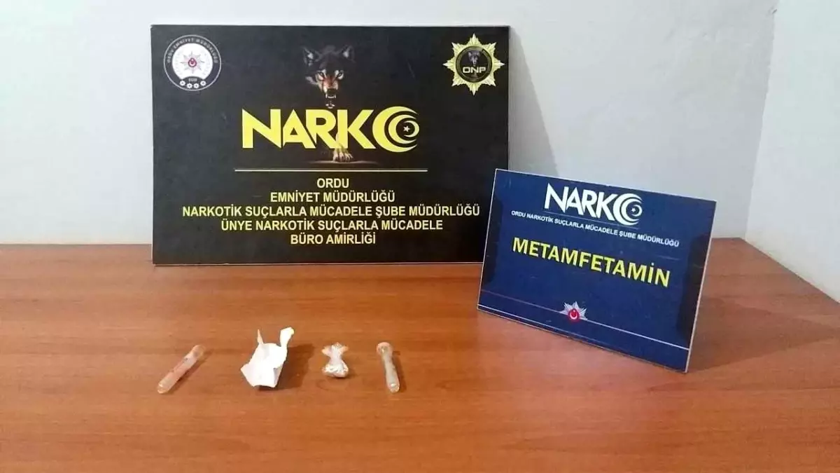 Ordu'da Uyuşturucu Operasyonunda 1 Kişi Tutuklandı