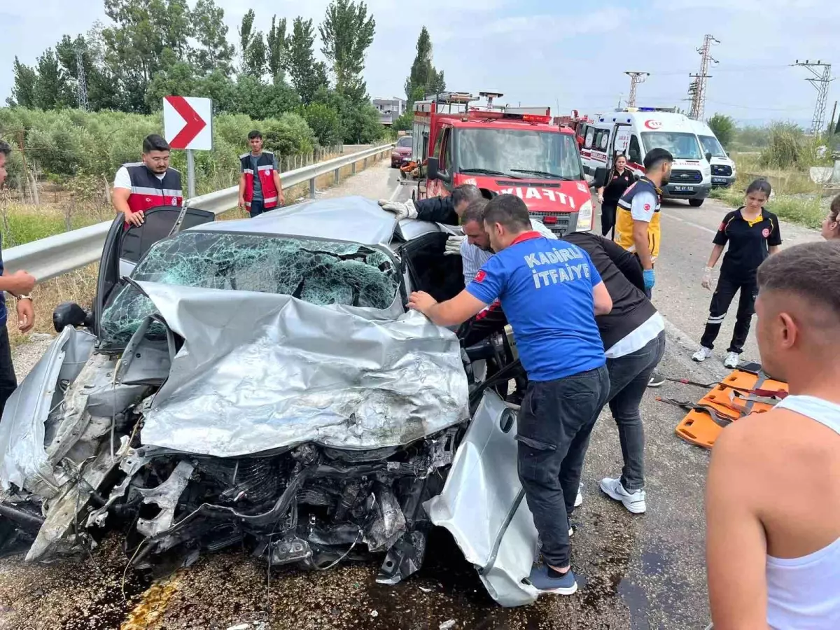 Osmaniye'de Trafik Kazası: 1 Ölü, 1 Yaralı