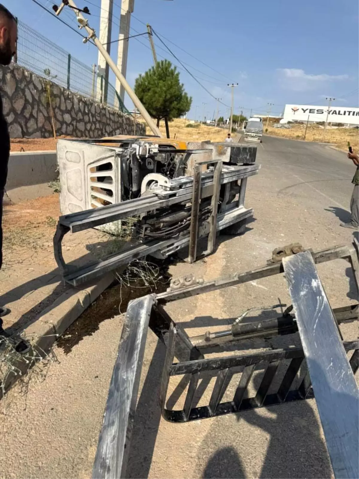 Forklift Kazası: 1 Kişi Yaralandı