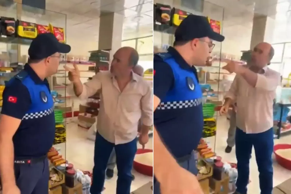 Hem suçlu hem güçlü esnaf! Zabıtayı itti, dükkandan kovdu, tehdit etti