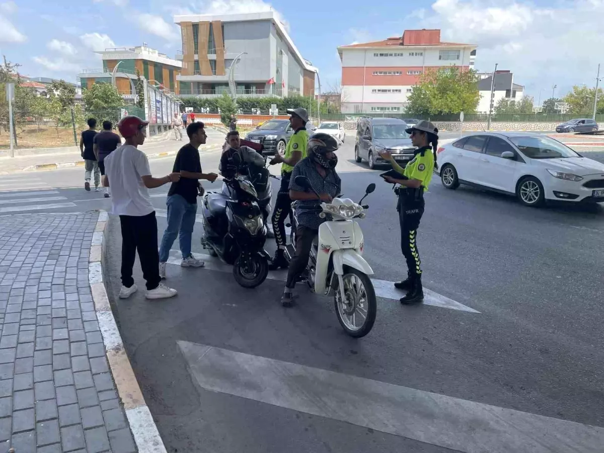 Tekirdağ'da Motosiklet Kullanıcılarına Yönelik Denetimler Sıklaştı