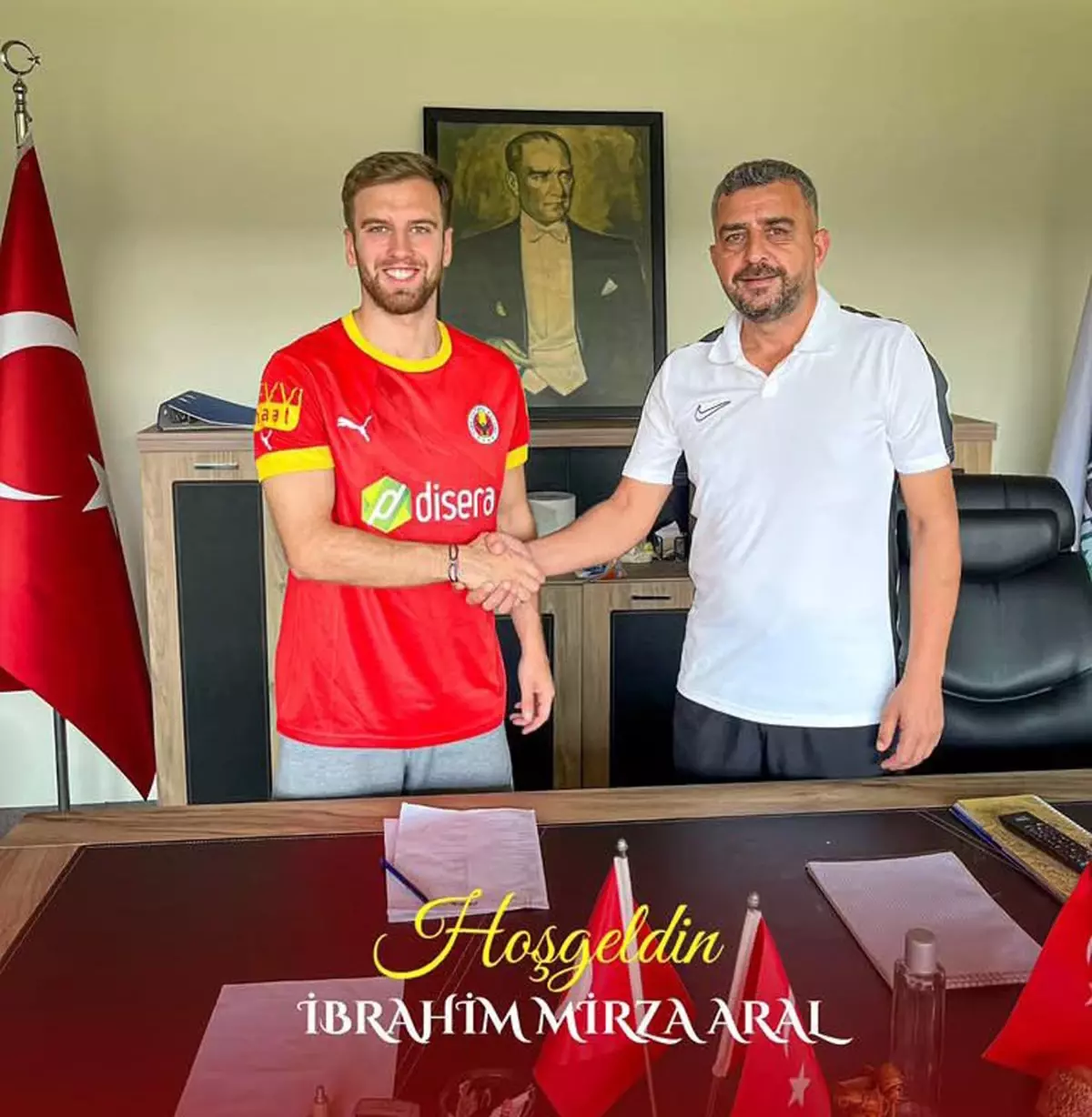 Tire 2021 FK, İbrahim Mirza Aral ile Anlaştı