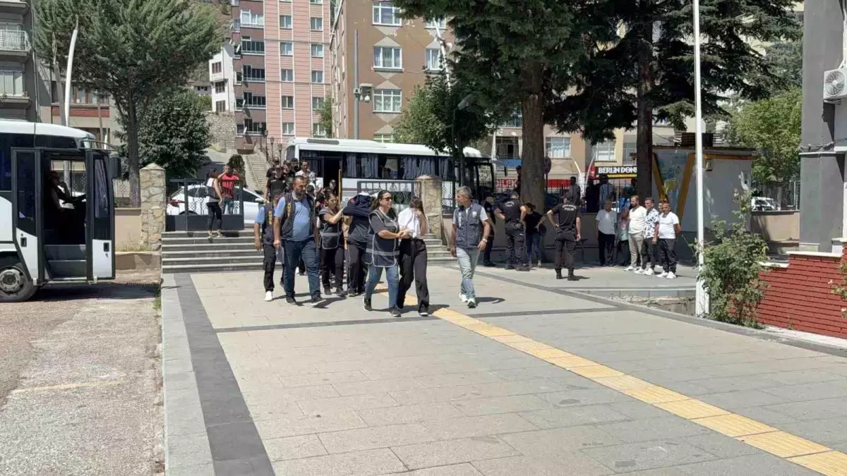 Tokat'ta Yasa Dışı Bahis Operasyonu: 32 Gözaltı