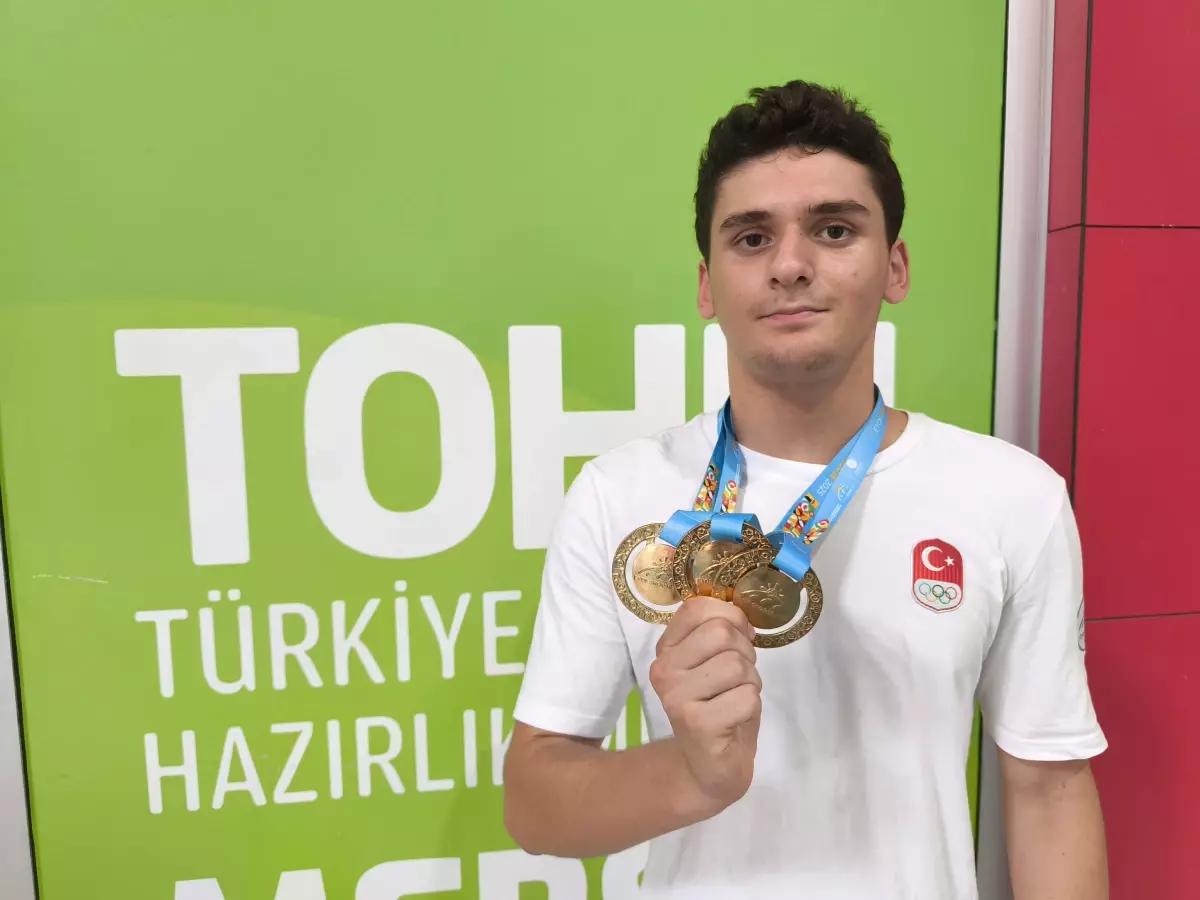 Genç Yüzücü Arel Gültekin, 46 Türkiye Rekoru Kırdı