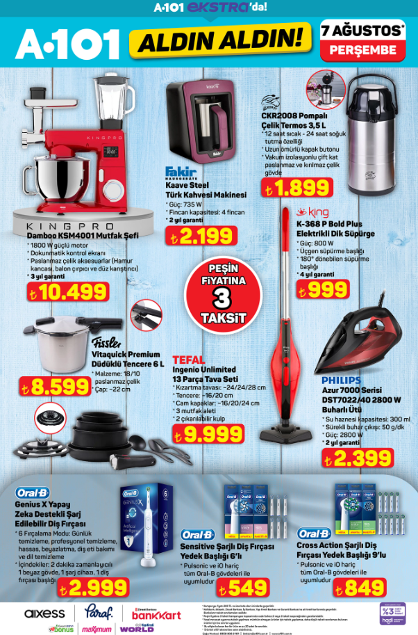 A101 ALDIN ALDIN ÜRÜN KATALOĞU! A101 Aldın Aldın aktüel afişi Perşembe günü ürünleri neler?