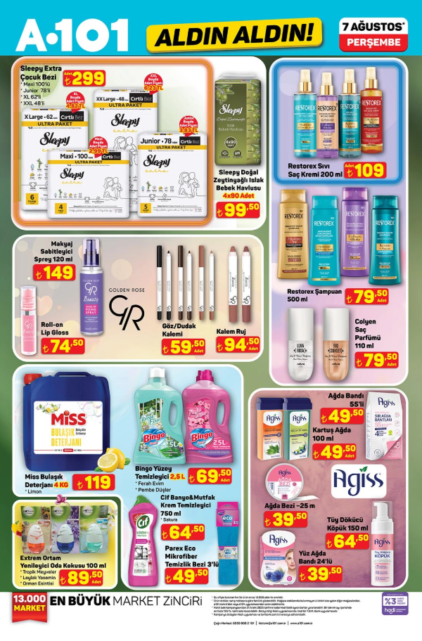 A101 ALDIN ALDIN ÜRÜN KATALOĞU! A101 Aldın Aldın aktüel afişi Perşembe günü ürünleri neler?