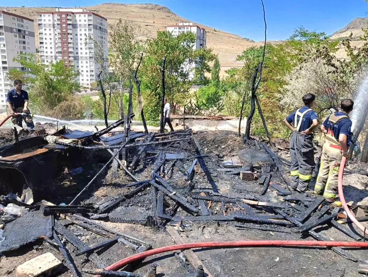 Ankara'da Yangın 33 Kanatlı Hayvanın Telef Olmasına Neden Oldu