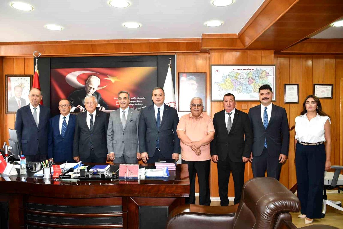 Aydın Ticaret Borsası'ndan Tarım Müdürü Ayhan Temiz'e Ziyaret