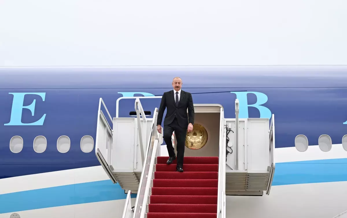 Azerbaycan Cumhurbaşkanı Aliyev, Resmi Temaslar İçin ABD'ye Gitti