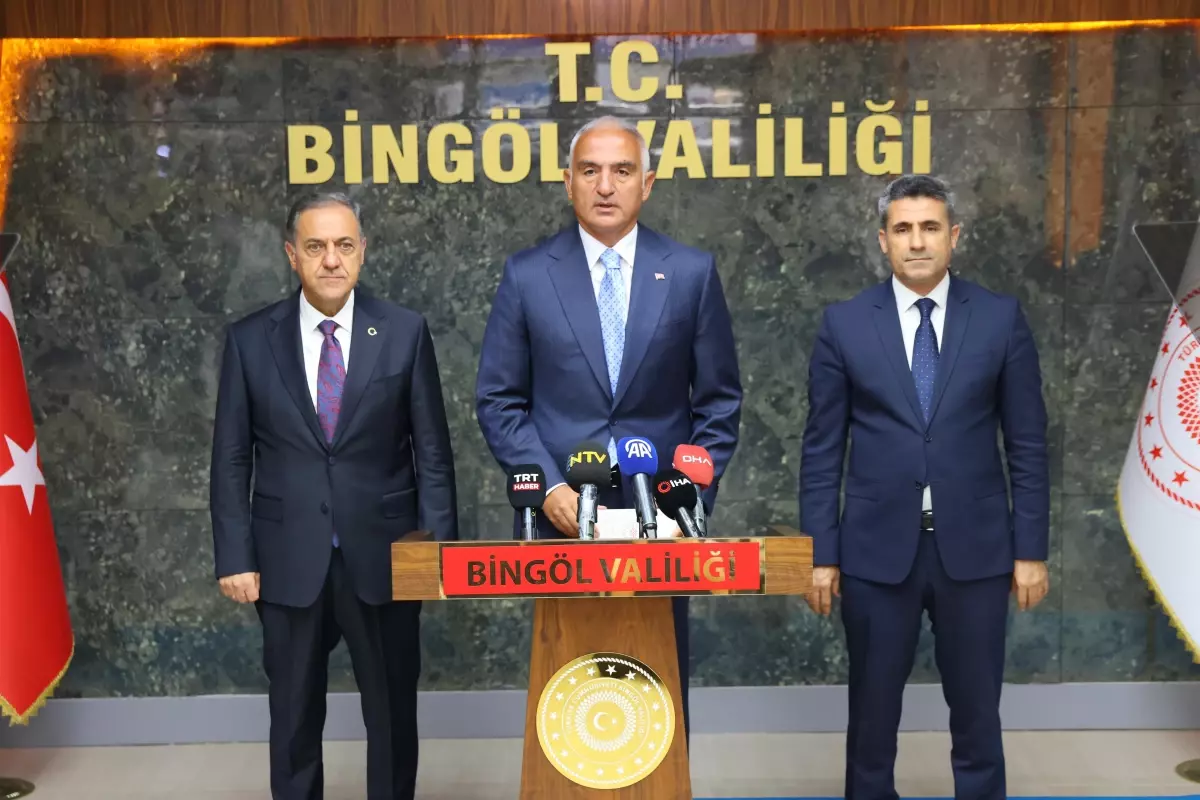 Kültür ve Turizm Bakanı Ersoy, Bingöl'de Turizm Potansiyelini Artırma Vurgusu Yaptı