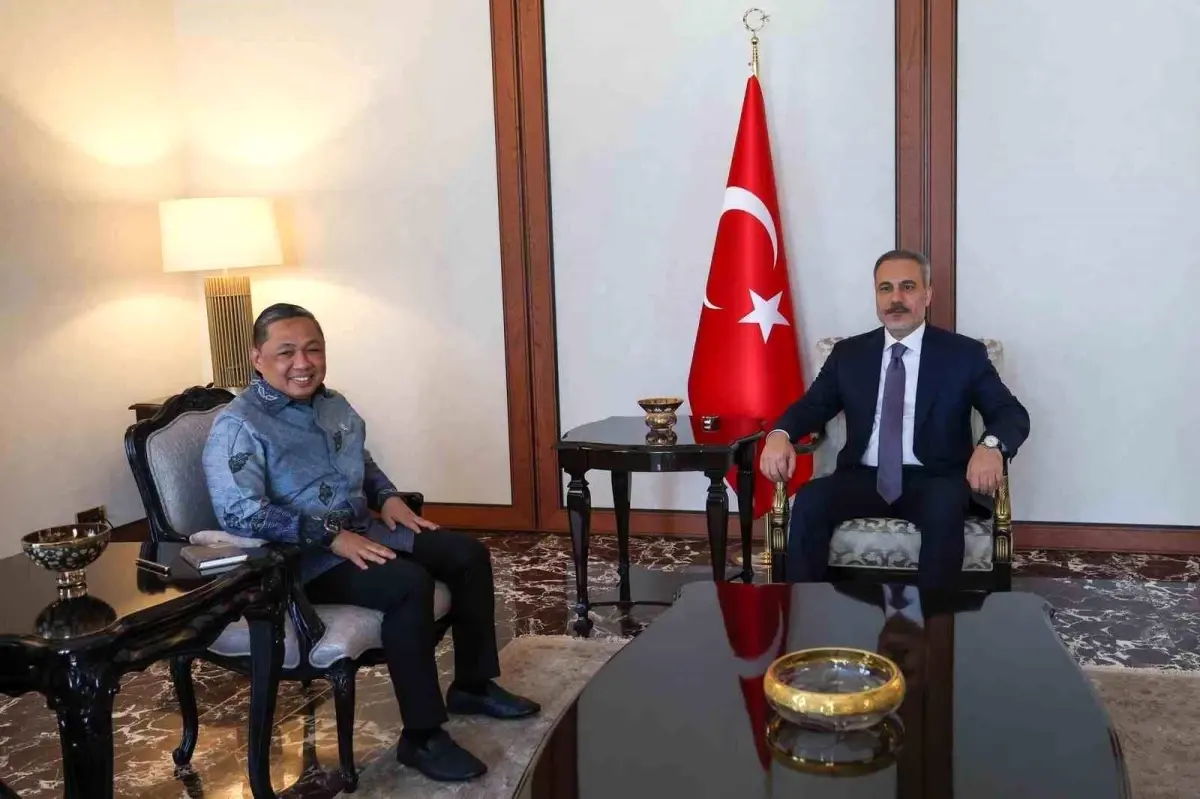 Bakan Fidan, Endonezya Dışişleri Bakan Yardımcısı Matta'yı kabul etti