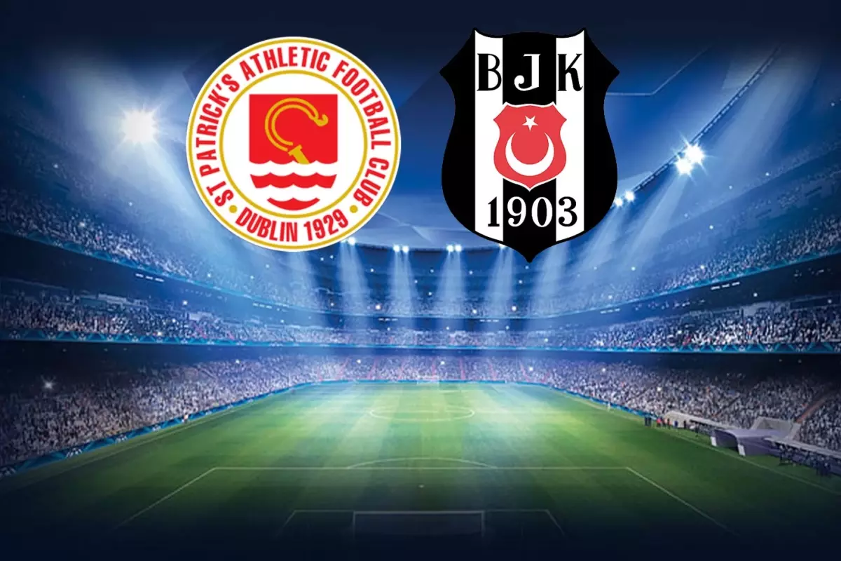 Canlı anlatım! St. Patrick's-Beşiktaş maçında goller yağmur gibi