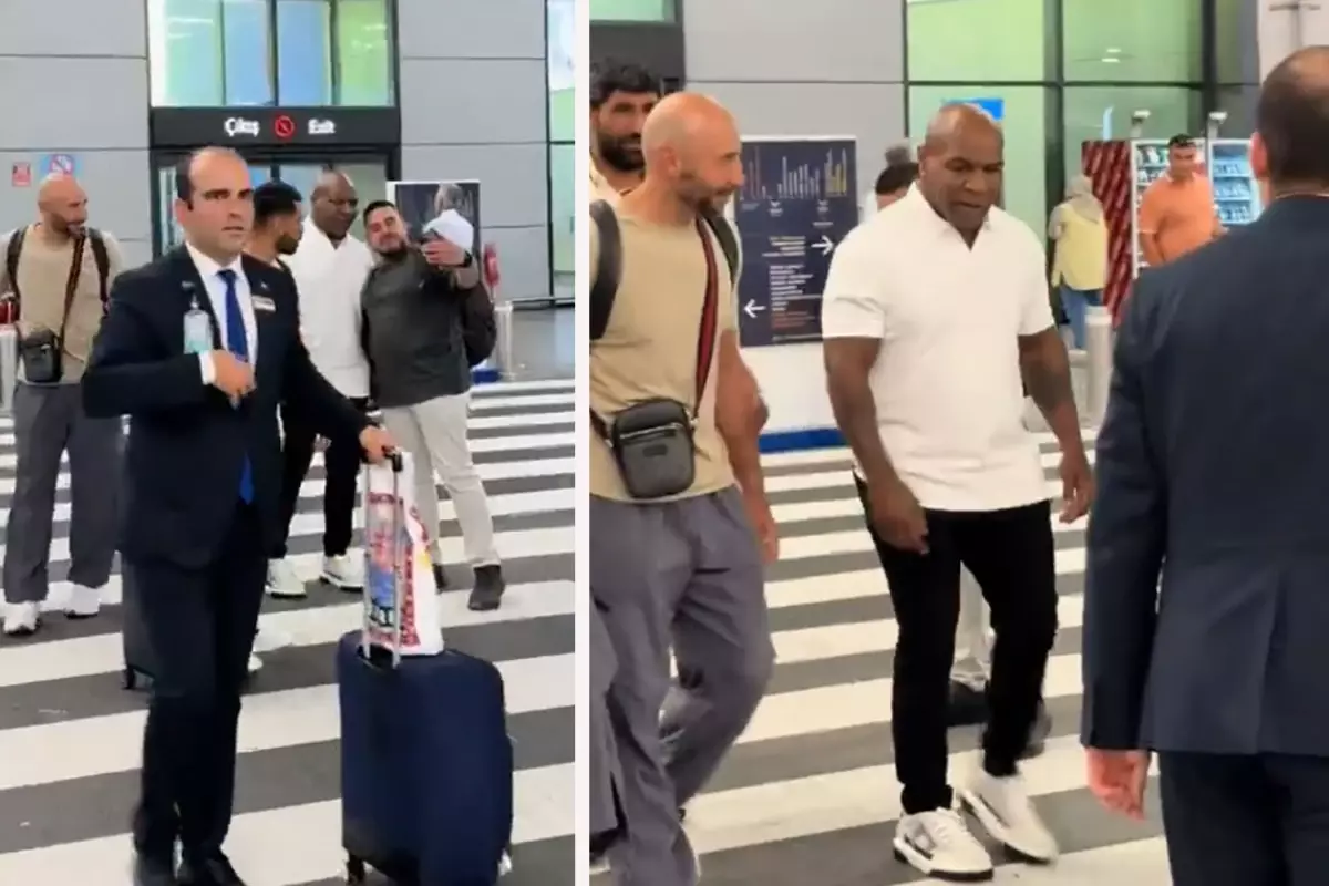 Efsane boksör Mike Tyson İstanbul'da