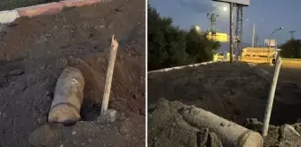 Erzurum'da 150 yıllık patlamamış top mermisi bulundu