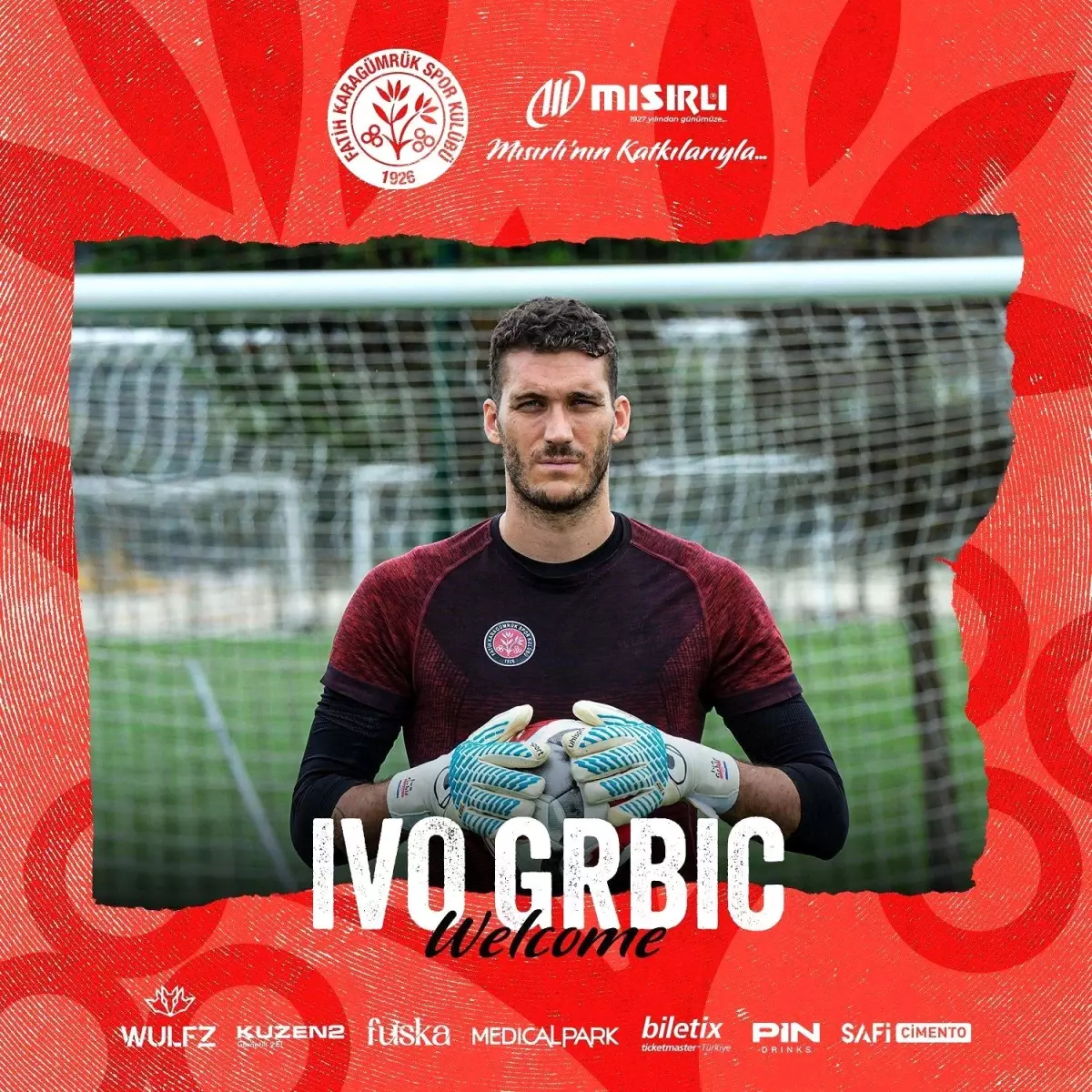 Fatih Karagümrük, Ivo Grbic ile Kiralık Anlaşma Sağladı