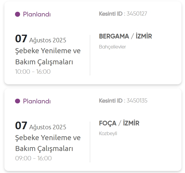İzmir GEDİZ elektrik kesintisi! 7 Ağustos İzmir'de elektrik kesintisi ne zaman bitecek, elektrikler ne zaman gelecek?