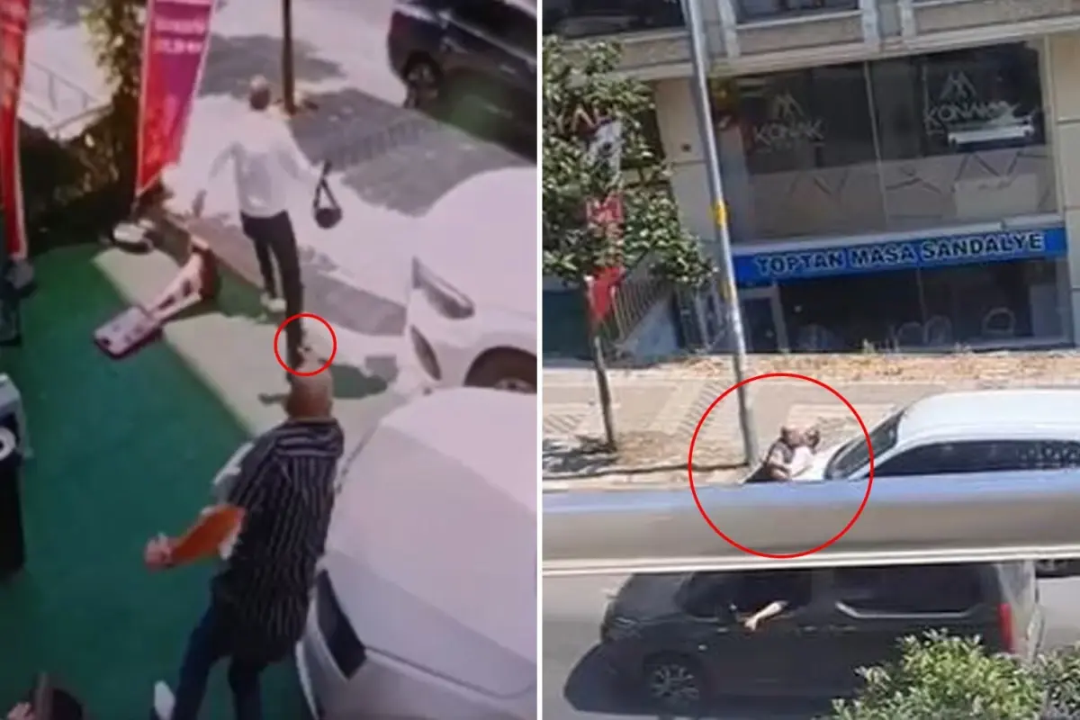 Karısının eski kocasını sokak ortasında silahla vurdu
