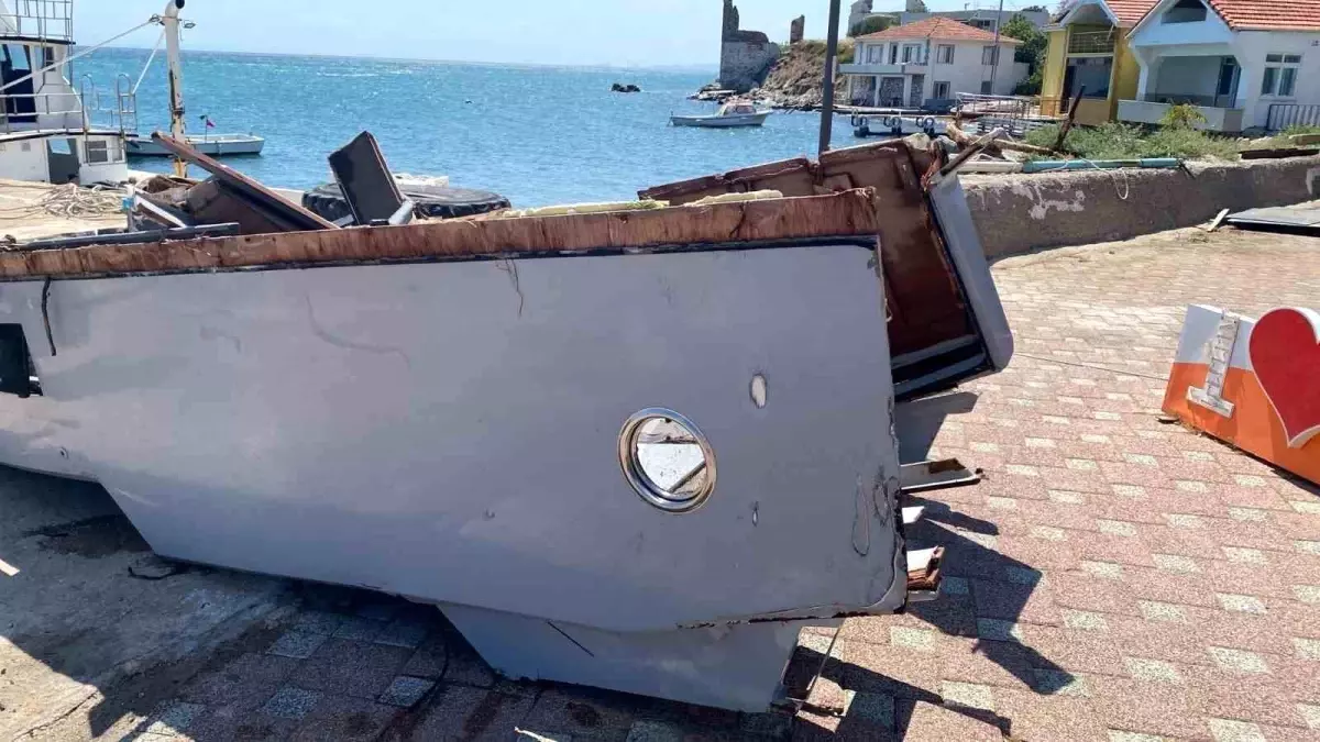Marmara Adası'ndaki Tekne Kazasında İnceleme Başlatıldı