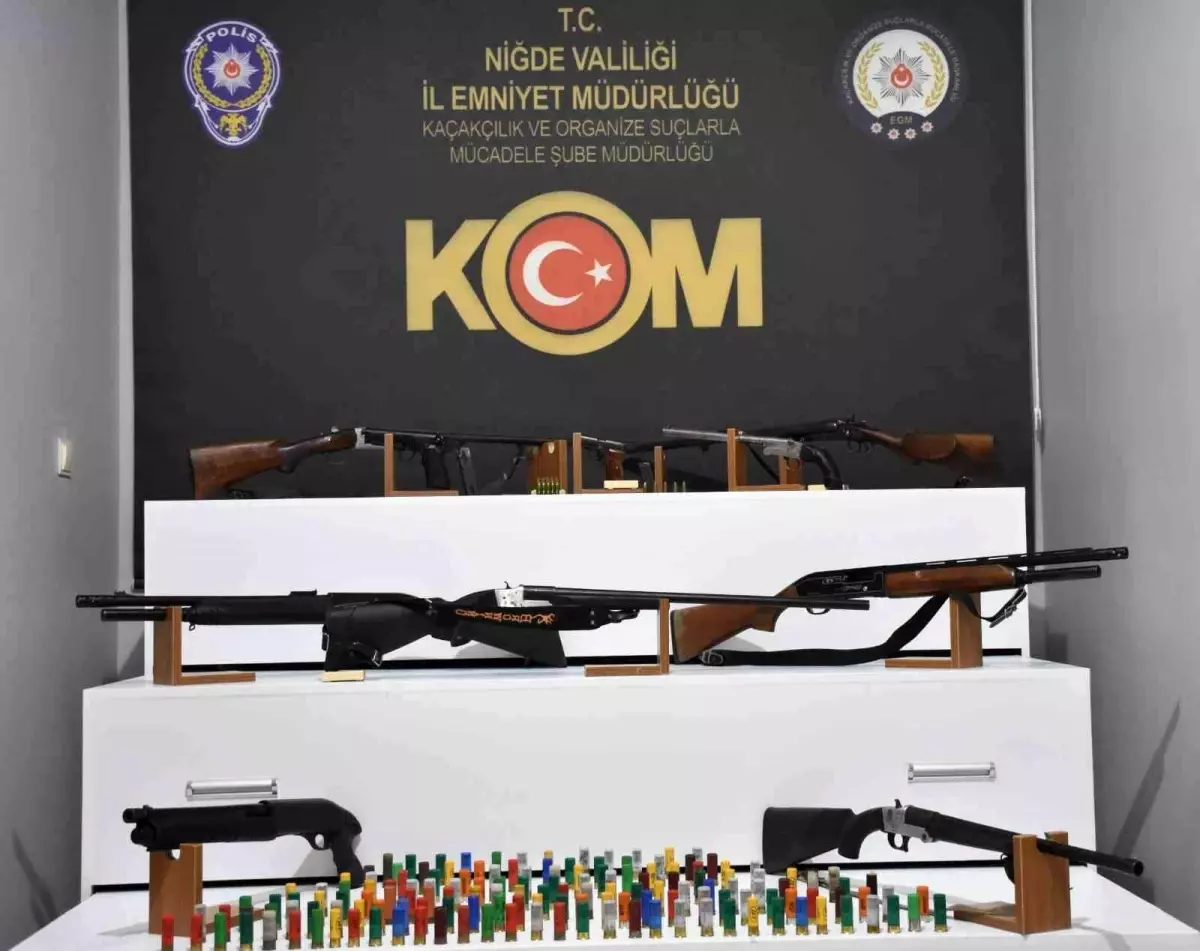 Niğde ve Nevşehir'de Eş Zamanlı Silah Operasyonu: 9 Gözaltı