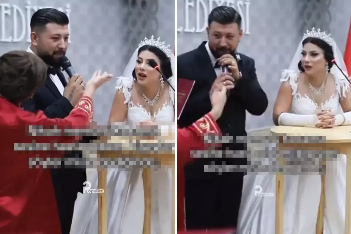 Nikah memurunun damattan isteği sonrası gelin şoke oldu: Ben olsam yolardım