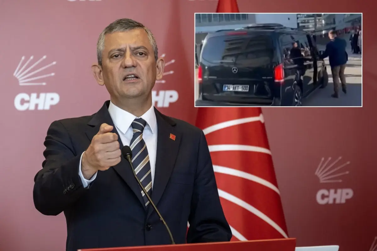 Özgür Özel'in makam aracı suç örgütü liderinin üzerine mi kayıtlı? CHP'den yanıt geldi
