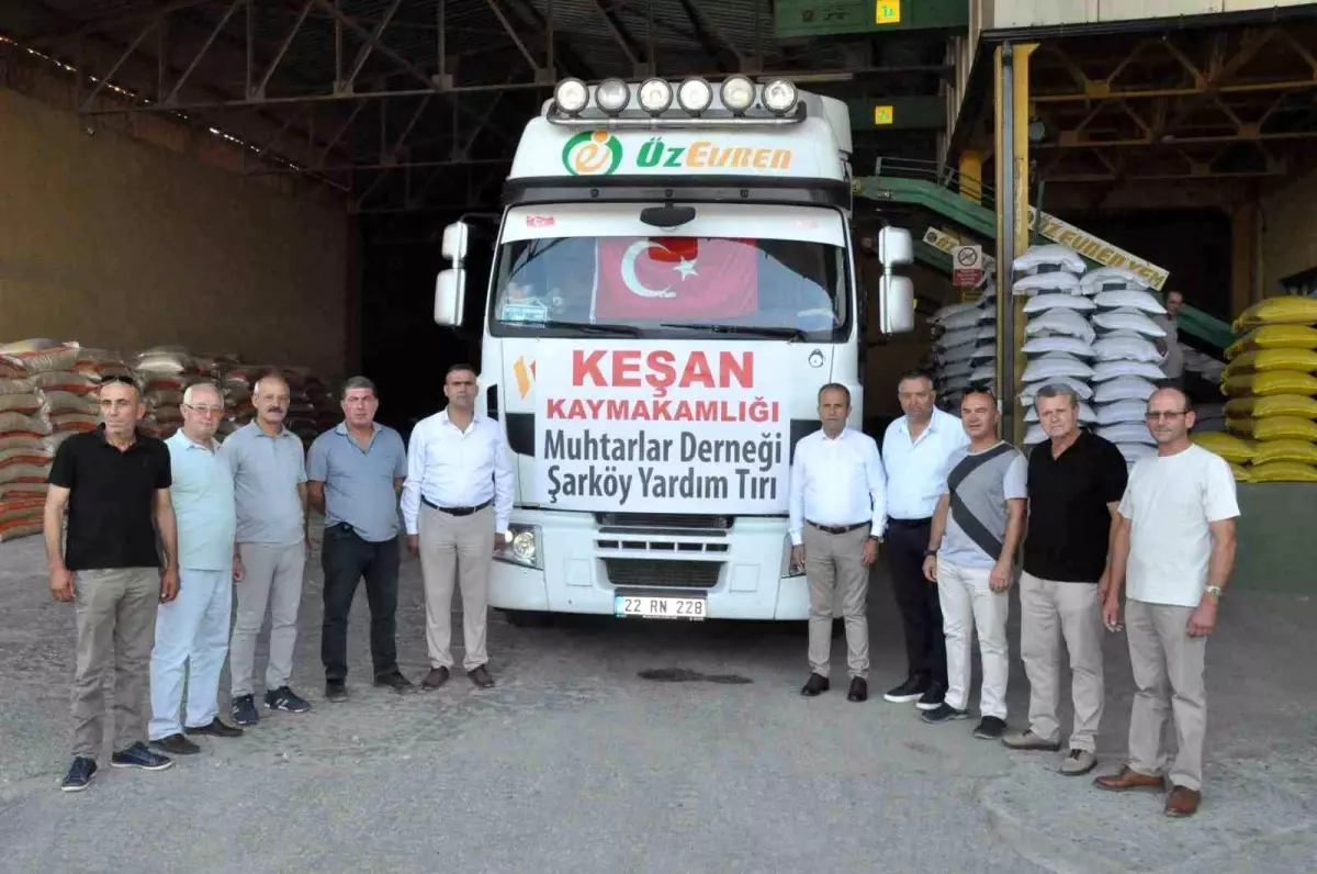 Şarköy'de Yangın Sonrası Yardım Kampanyası Başlatıldı