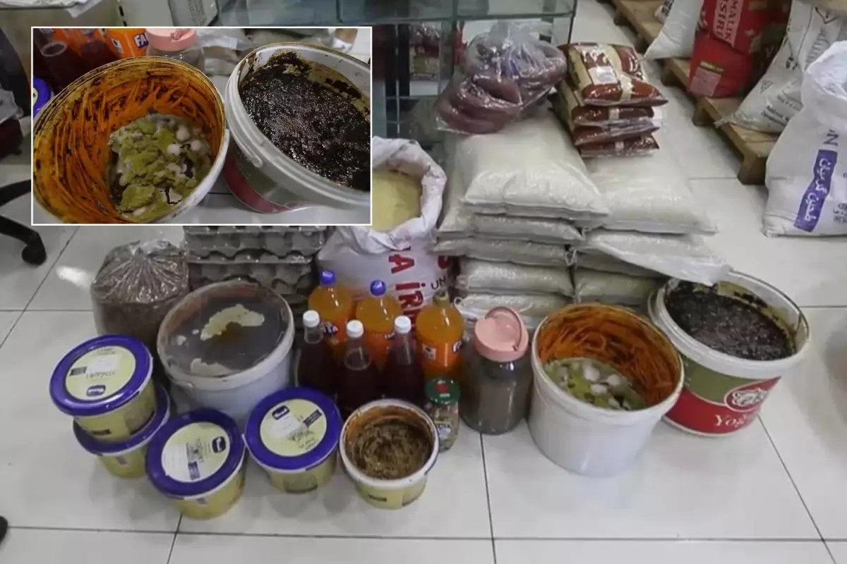 Zabıtaya 'Seni vururum' diyen esnafın marketinden çıkanlar mide bulandırdı