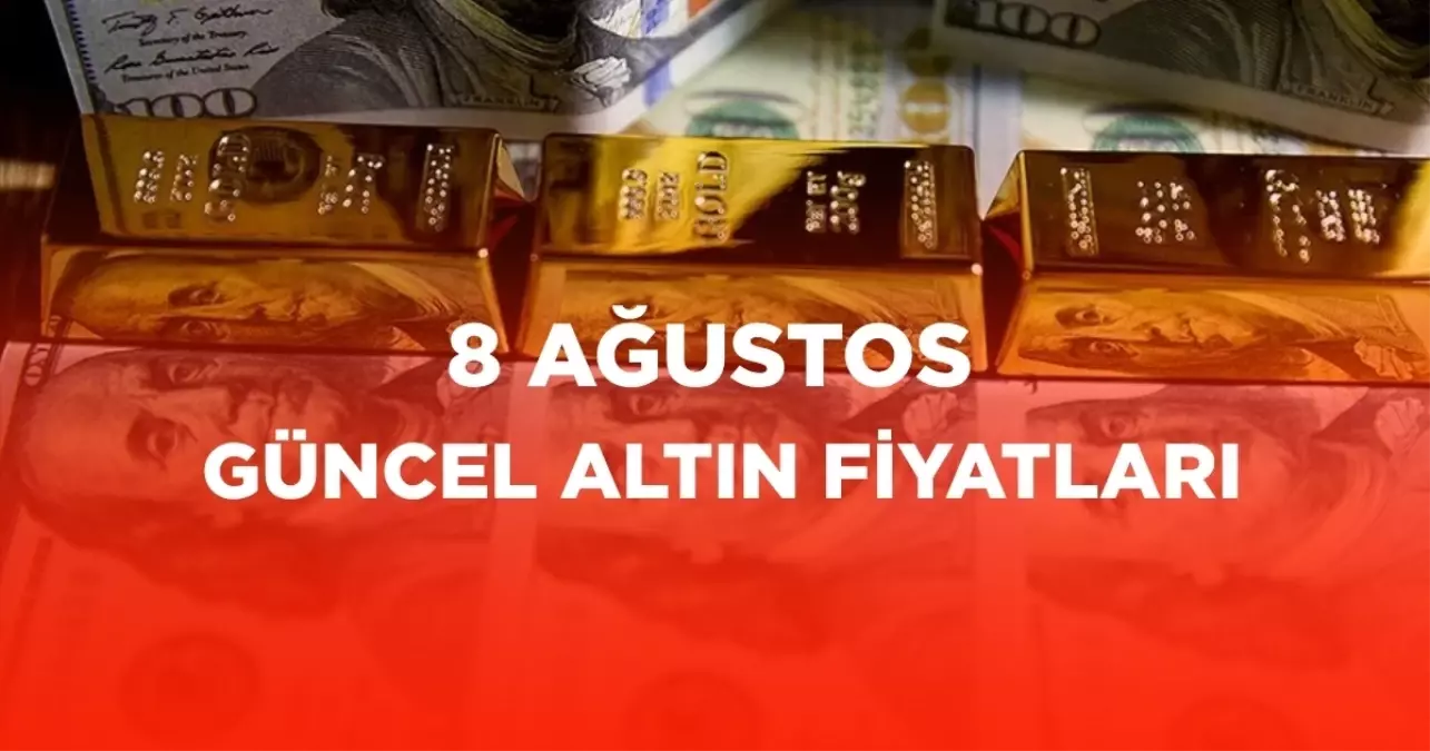 ABD'den altına gümrük vergisi! Cumhuriyet altını, çeyrek ve gram altın fiyatları bugün ne kadar, kaç TL? 8 Ağustos güncel altın fiyatları