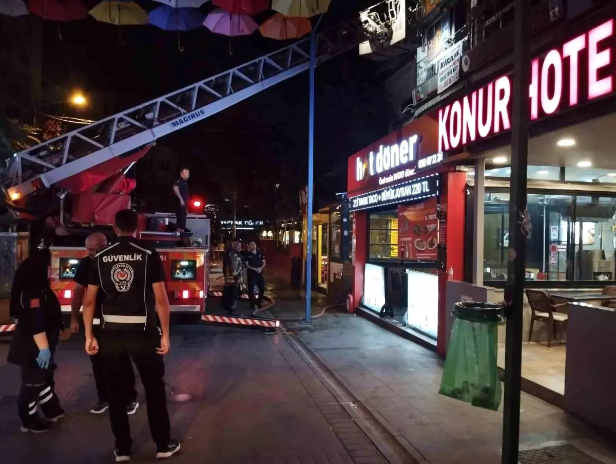 Ankara'da Boş Dairede Yangın Çıktı