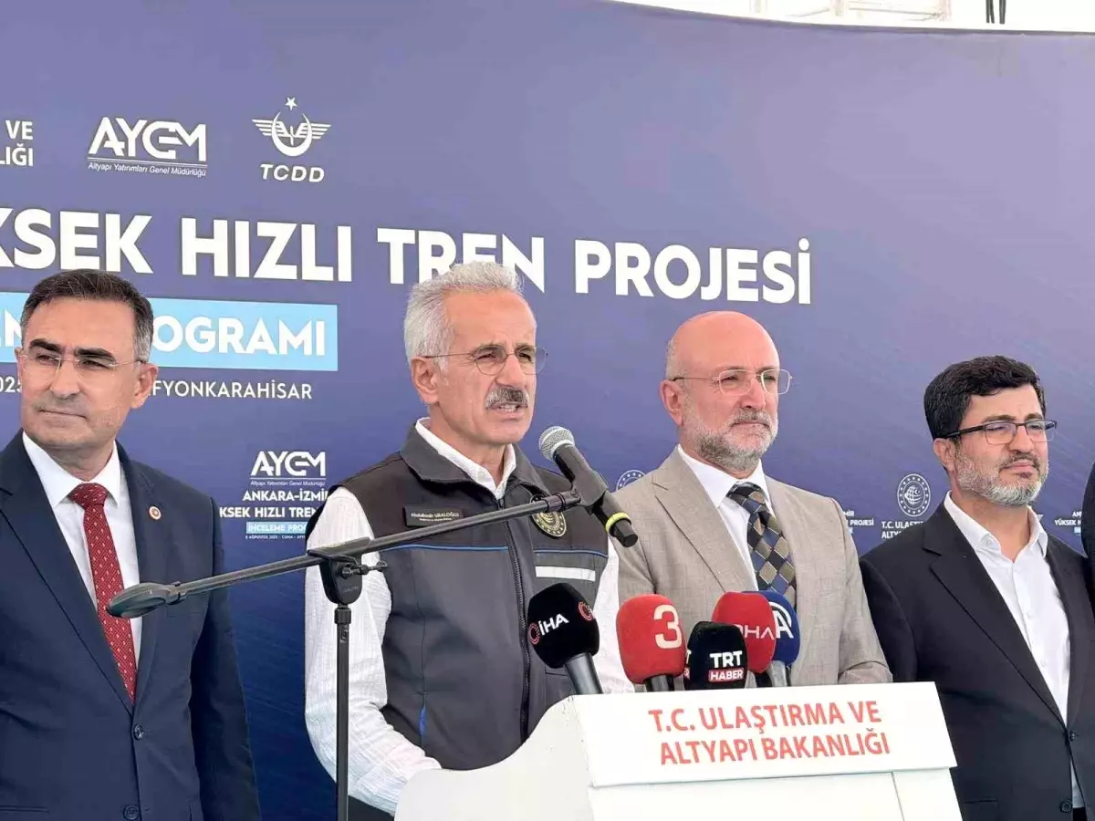 Bakan Uraloğlu: 'Yaklaşık 11,5 milyon insanımız hızlı tren konforuna kavuşacak'