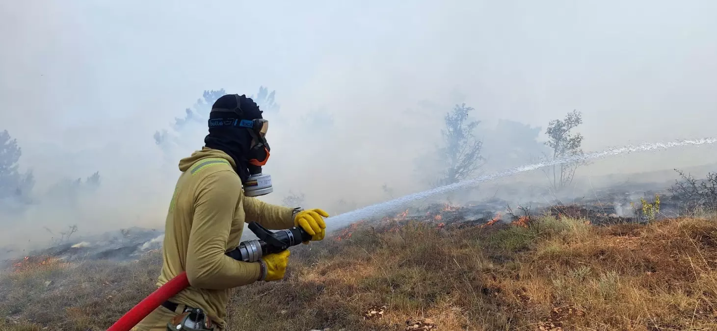 Bolu'da Orman Yangınına Hava ve Karadan Müdahale