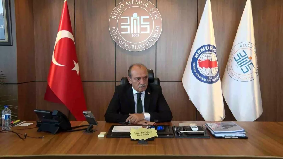 Büro Memur-Sen Başkanı Yazgan: 'Toplu sözleşmede kamu çalışanlarını tatmin edecek bir teklif gelirse bu karşılanır'