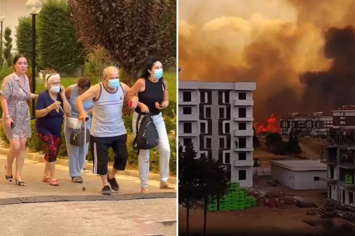 Çanakkale'de orman yangını! 3 köy boşaltıldı, havalimanı tüm uçuşlara kapatıldı