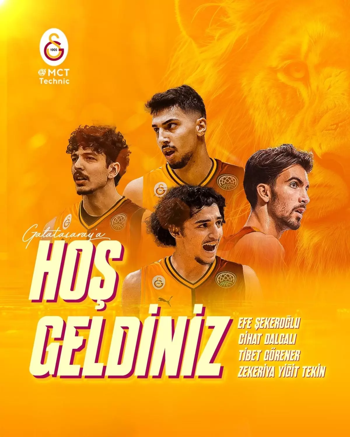 Galatasaray Erkek Basketbol Takımı 4 Yeni Transferle Kadrosunu Güçlendirdi