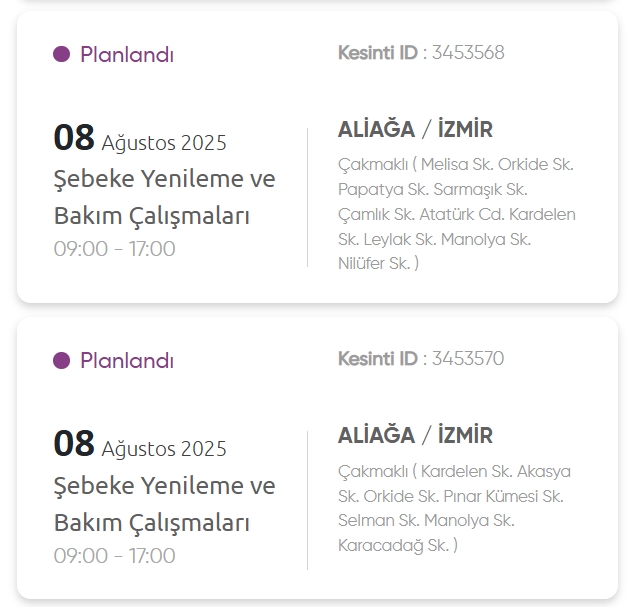 İzmir GEDİZ elektrik kesintisi! 8 Ağustos İzmir'de elektrik kesintisi ne zaman bitecek, elektrikler ne zaman gelecek?