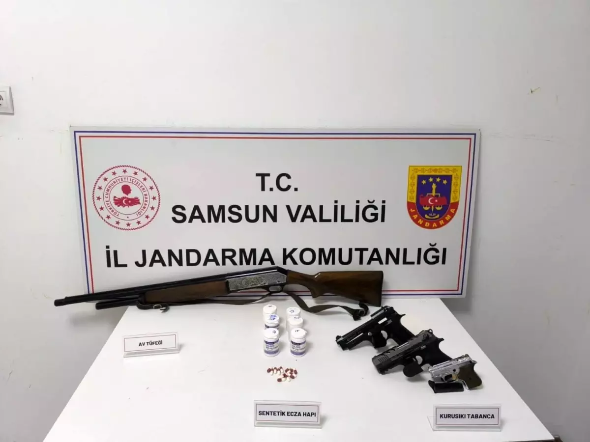 Samsun'da Uyuşturucu ve Silah Operasyonu: İki Şahsa Ceza