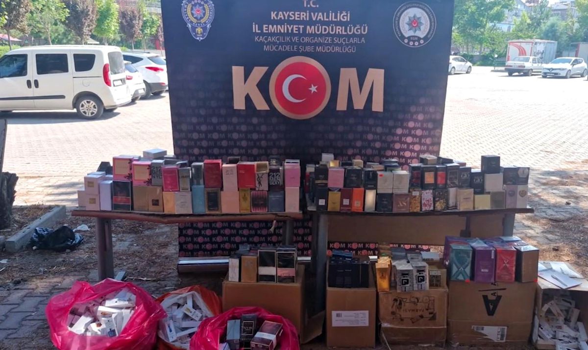Kayseri'de Kaçak Parfüm Operasyonu: İki Gözaltı